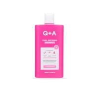 Q+A Champú para definir rizos, 250 ml, champú para cabello rizado | Cuidado hidratante antiarrugas con aceite de coco y ésteres de manteca de karité para cabello ondulado, rizado y rizado