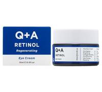 Q+A Crema de ojos con retinol - Aumenta el colágeno, reafirma e ilumina debajo de los ojos con algas verdes y regaliz - Deshincha, antienvejecimiento, vegano, libre de crueldad, fabricado en el Reino