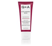 Q+A Hidratante de ácido hialurónico, un hidratante facial para mujeres y hombres con ácido hialurónico hidratante, extracto de salvado de arroz y ácido poliglutámico, para una tez brillante y uniforme