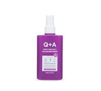 Q+A Heat Protect - Spray todo en uno (150 ml), spray de protección contra el calor para el cabello, 13 beneficios, protector de calor multitarea, fortalecimiento y antiencrespamiento con complejo de