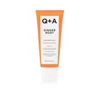Q+A Hidratante diario de raíz de jengibre (75 ml). Un hidratante facial calmante lleno de antioxidantes.