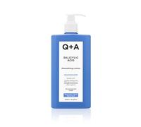 Q+A Loción Suavizante con Ácido Salicílico para Cuidado Corporal Específico, un BHA que exfolia la piel, combate el 'bacne' y la textura no deseada, promueve una piel más suave y saludable, 250 ml.