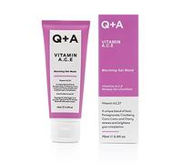 Q+A Mascarilla de gel de calentamiento con vitamina A.C.E. de 75 ml, máscara facial