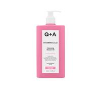 Q+A Nutritive Shower Oil with Vitamins A.C.E., fruit extracts, vitamin-rich oils, and superfood complex for ultra-gentle cleansing, 250 ml.
