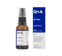 Q+A Suero facial de retinol, con bisabobol y escualano para calmar la piel mientras que ofrece beneficios que estimulan la juventud, se dirige a las líneas finas, renueva el tono desigual de la piel y
