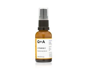 Q+A Vitamin C Brightening Serum, Brighten and Refresh your Skin with this Antioxidant-rich and Hydrating Hybrid Face Serum, 30ml