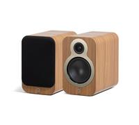Q ACOUSTICS 3020c - Altavoces compactos para estantería - Par - Tipo de carcasa réflex de 2 vías, controlador de graves de 12.06 cm, tweeter de 0.9 pulgadas - Altavoces estéreo/pasivos para sistema de