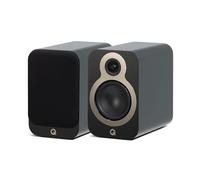 Q ACOUSTICS 3030c - Par de altavoces de estantería - Carcasa réflex bidireccional, controlador de graves de 5.5 pulgadas, tweeter de 0.9 pulgadas - Altavoces estéreo/altavoces pasivos para sistema de