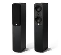 Q Acoustics 5040 - Pareja de Altavoces de Suelo (Negro Satinado)