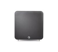Q Acoustics Q SUB120 Subwoofer activo, controlador de 12 pulgadas con amplificador de potencia máxima de 600 W para sistemas de cine en casa (blanco satinado)