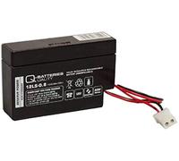 Q-Batteries 12LS-0.8 12V 0.8Ah AGM - Batería de Forro Polar con Enchufe AMP