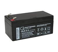 Q-Batteries 12LS-3.4 AGM - Batería (12 V, 3,4 Ah, sin Mantenimiento)
