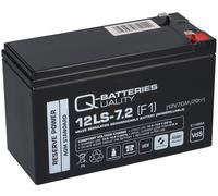 Q-Batteries 12LS-7.2 F1 12V 7.2Ah Batería De Plomo-Absorbente / AGM VRLA Con VdS