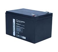 Q-Batteries 12LSX-12 - Batería de Plomo-Fieltro (12 V, 12,2 Ah, AGM, Conector F2, 10 años)