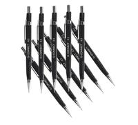 Portaminas q-connect 0,5 mm con tres minas cuerpo negro clip metalico - KF01937