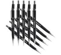 Portaminas q-connect 0,5 mm con tres minas cuerpo negro clip metalico - KF01937