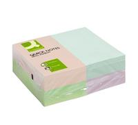 Q Connect 125x75mm Pastel Quick Note Repositionable Pad - Rainbow