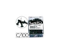 Señalizador de planos presto negro caja de 100 unidades - 18-NE