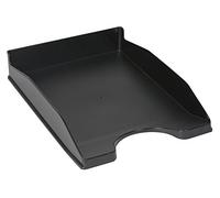 Q-Connect Bandeja Sobremesa Plástico Negro Opaco