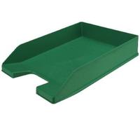 Q-Connect - Bandeja Sobremesa Plástico Verde Opaco