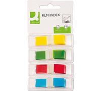 Banderitas separadoras q-connect dispensador 4 colores 35 hojas por color - KF03631