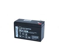 Q-Connect Batteries 12lh de 36 W 12 V 9 Ah Plomo de fieltro de batería AGM VRLA alta corriente SAI