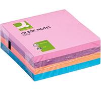Bloc de notas adhesivas quita y pon q-connect con 320 hojas 76x76mm - KF02514