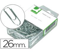 Q-Connect Clips Niquelados Boquilla Punta 26 mm Caja 125 Uds