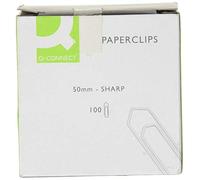 Q-Connect Clips Niquelados N║4 50 Mm Caja De 100