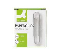 Clips niquelados q-connect nº 32 mm caja de 100 unidades - KF01316