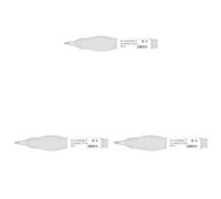 Q-Connect Corrector Lapiz 8 Mlcon Punta Metalica (Paquete de 3)