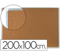 Q-Connect Cortica Frame Marco Aluminio 200X100cm Extra Cortica 5 mm