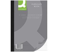 Q-Connect Duplicate Book - Libro de registro A4, gris