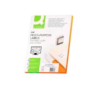 Q-Connect Etiqueta Adhesiva KF10639 Tamaño 66X33,9 Mm Fotocopiadora Láser Ink-Jet Caja Con 100 Hojas Din A4