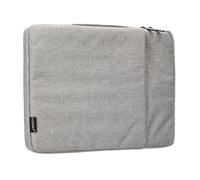 Funda para portatil q-connect 13,3/ con asa 1 bolsillo exterior con cremallera color gris 350x250x25 mm - KF16789