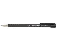 Q-CONNECT KF00672 Negro 1 pieza - Bolígrafo (Negro, Negro, De plástico, Metal, 0,7 mm, Medio)