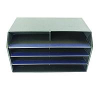 Q-Connect KF01039 - Clasificador de correo, negro
