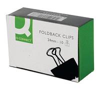 Q-Connect KF01283 - Pinza Metálica Reversible N.2 25 Mm Caja De 10 Unidades