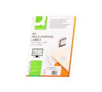 Etiqueta adhesiva q-connect kf01583 tamaño 66x46,6 mm fotocopiadora laser ink-jet caja con 100 hojas din a4 - KF01583