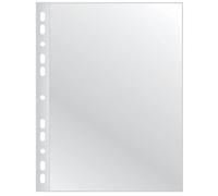 Funda multitaladro q-connect din a4 50 micras piel de naranja bolsa de 10 unidades - KF01630