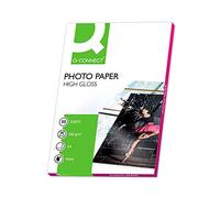 Q-Connect KF02772 Papel Foto Glossy Din A4 Digital Photo -Para Ink-Jet Bolsa De 50 Hojas 260 Gr