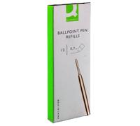 Q-CONNECT KF04243 - Recambio de bolígrafo (Negro, Delta ballpoint Lamda ballpoint)