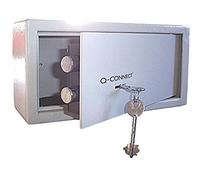 Q-Connect KF04387 - Caja con llave (6 l), color gris