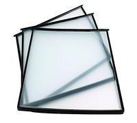 Q-Connect KF04600 - Paneles para clasificador (10 unidades), color negro