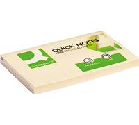 Q-Connect KF05610 - Bloc de notas adhesivas Notas autoadhesivas (76 x 127 mm, amarillo