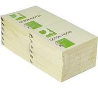 Bloc de notas adhesivas quita y pon q-connect 76x76 mm con 100 hojas