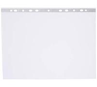 Funda multitaladro q-connect din a4 80 mc cristal caja de 100 unidades - KF18088