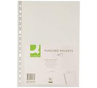Funda multitaladros q-connect folio 120 mc cristal bolsa de 10 unidades - KF18478