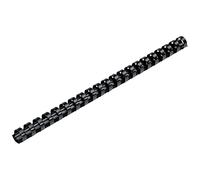 Q-Connect KF24020 - Canutillo para encuadernar (10 mm, 100 unidades), negro