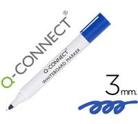 Q-Connect Marker Blue Whiteboard punta redonda 30 mm